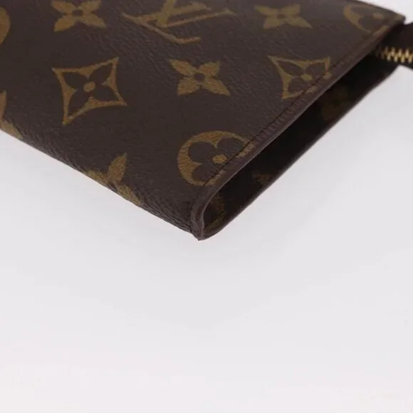 LOUIS VUITTON Monogram Bucket PM Accessory Pouch LV Auth 155367